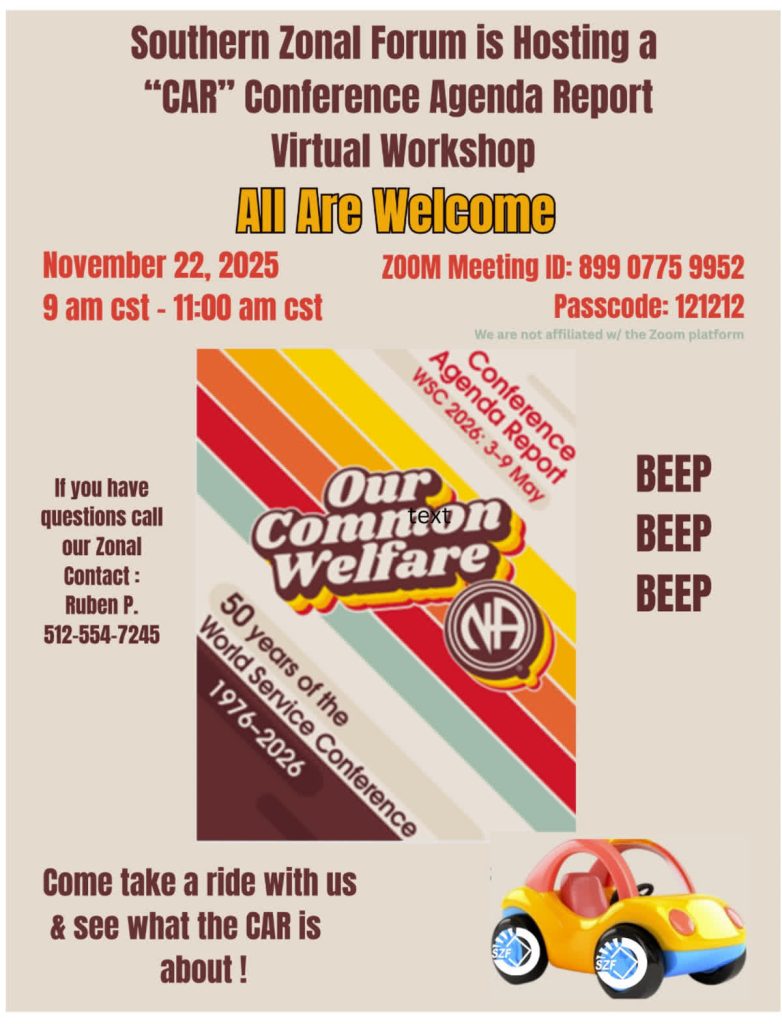 Southern Zonal Forum CAR Virtual Workshop