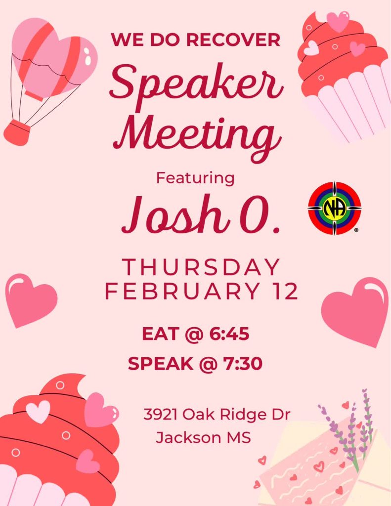We Do Recover : Speaker Meeting, Josh O