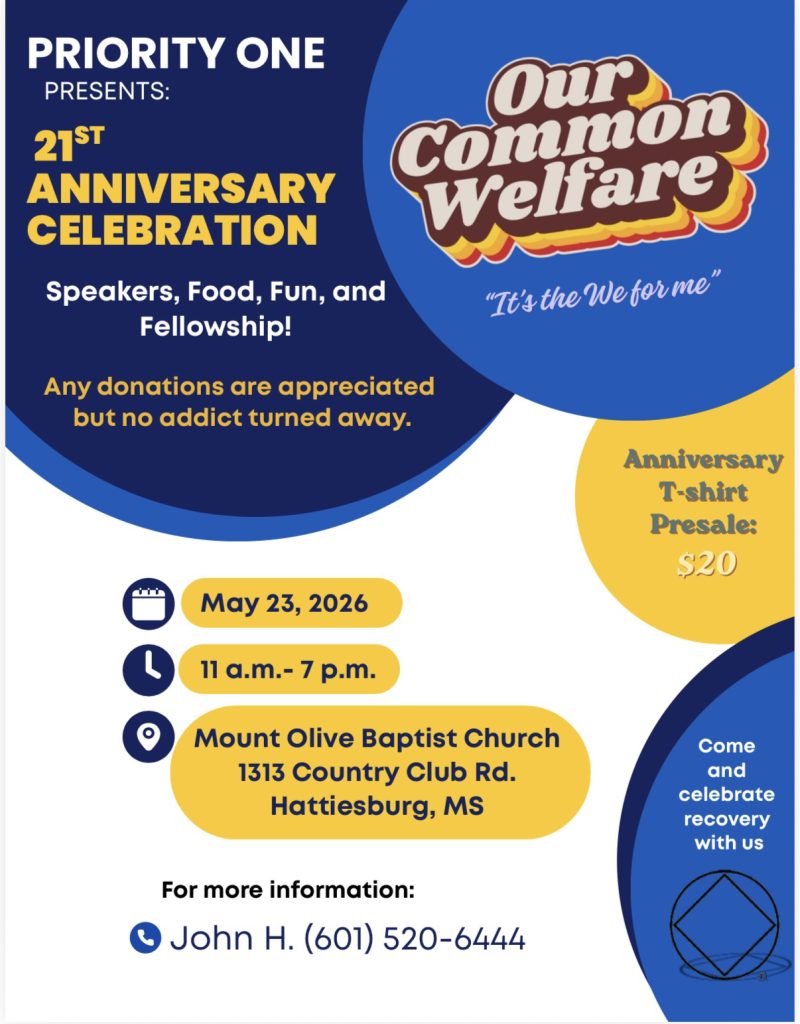 Our Common Welfare 21st anniversary celebration